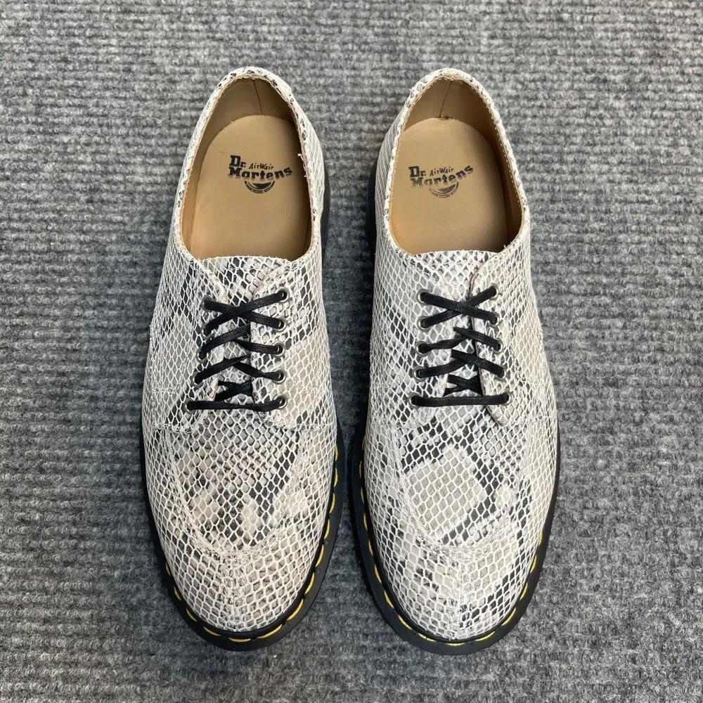 Dr. Martens 2046 Women’s Size 8/Men’s 7 Python Print Suede Snake Skin Oxford NEW
